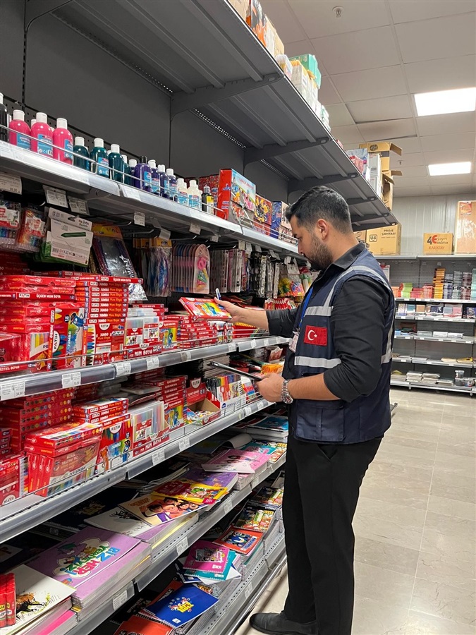 Kırtasiye Ürünlerine Yönelik Denetim Gerçekleştirildi